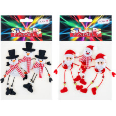 NAKLEJKI ŚWIĄTECZNE WYPUKŁE 3D 2 WZORY