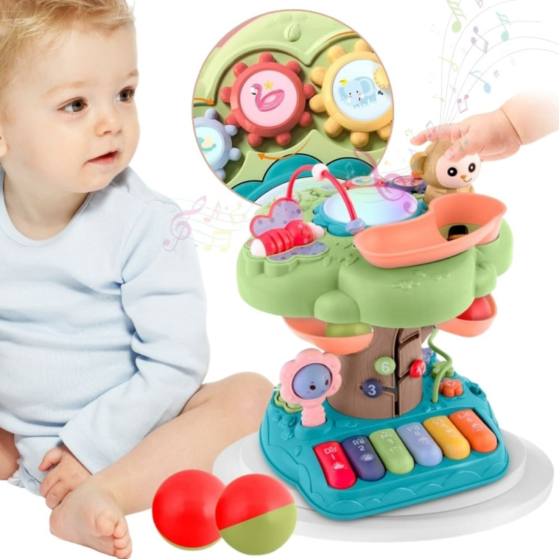 Woopie Baby Interaktywne Drzewko Edukacyjne Pianino Led