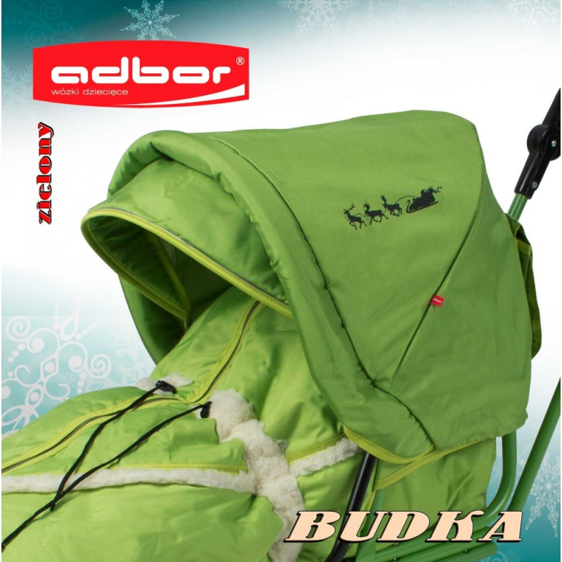 Adbor PICCOLINO Sledge Canopy, Green