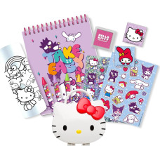 Kids Euroswan - Akcesoria Licencyjne 3D CASE WITH STATIONERY HELLO KITTY AND