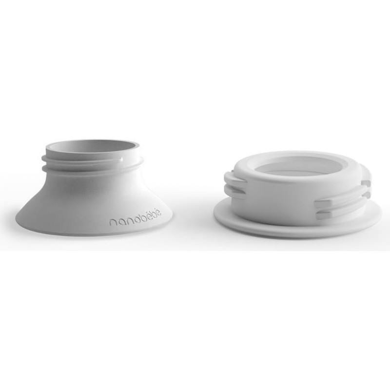 Nanobebe BREAST PUMP ADAPTORS TWIN PACK