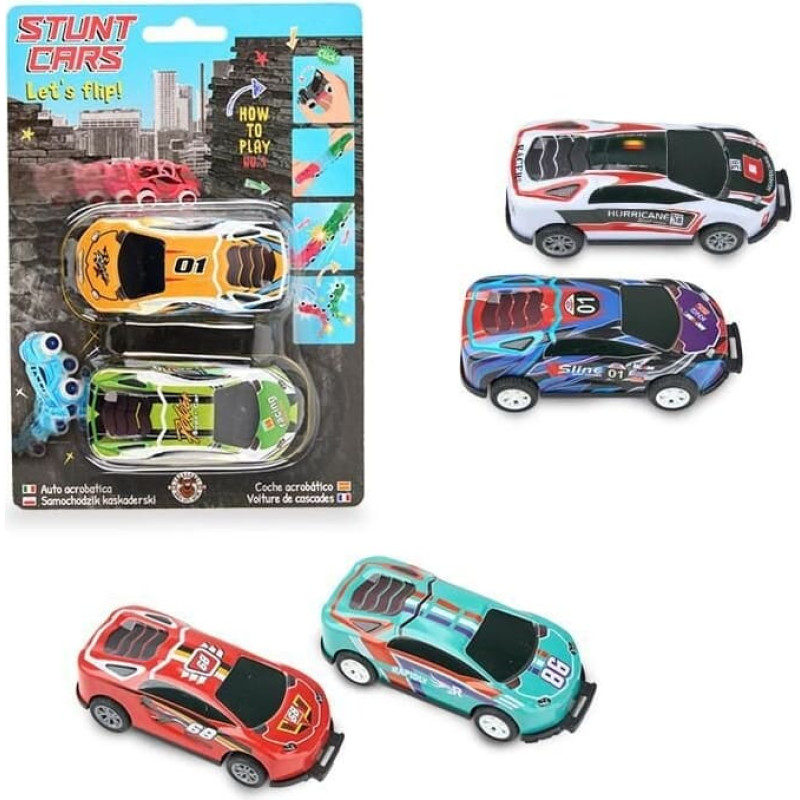 Trendhaus Speed Action - Kaskadininkų automobiliai (2 vnt., 3 dizainai)