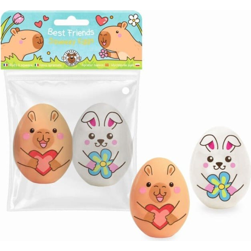 Trendhaus Capybara Spring - Minkomas žaislas - Kiaušiniai (2 vnt.)