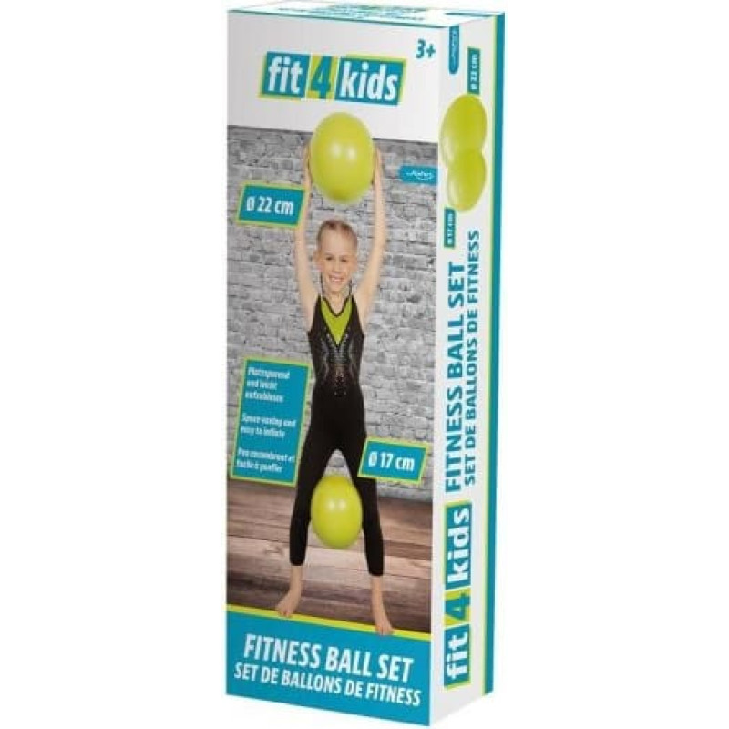 John Inflatable ball 230 mm with straw Classic