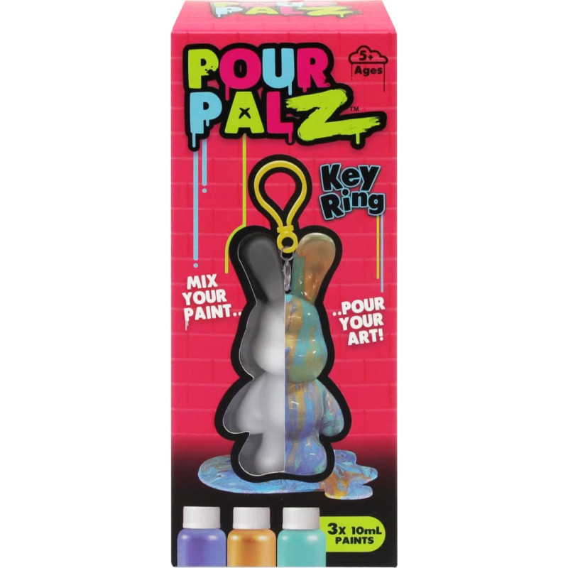 Pour Palz DIY Mini dažų zuikutis su pakabučiu