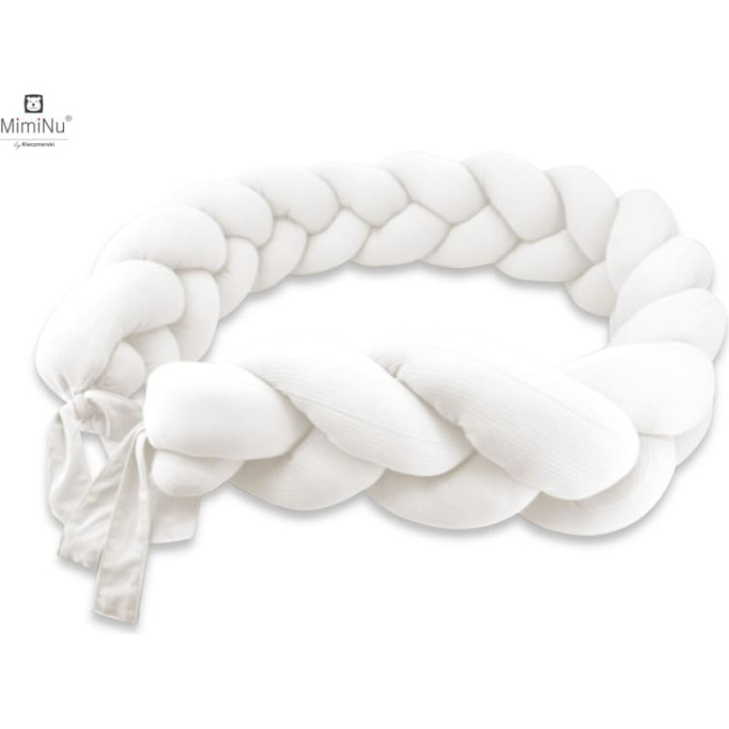 Miminu KIECZMERSKI Ochraniacz - warkocz MIMINU SOFT 220-240cm śmietanka