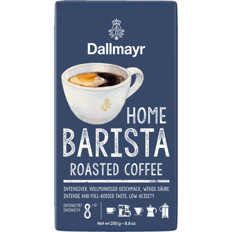 Dallmayr Ground coffee Home Barista Roasted, 250g