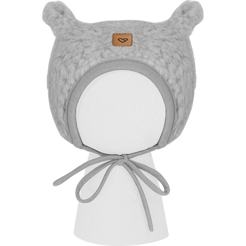 Wool cap Violet Nevada S 0-6m grey