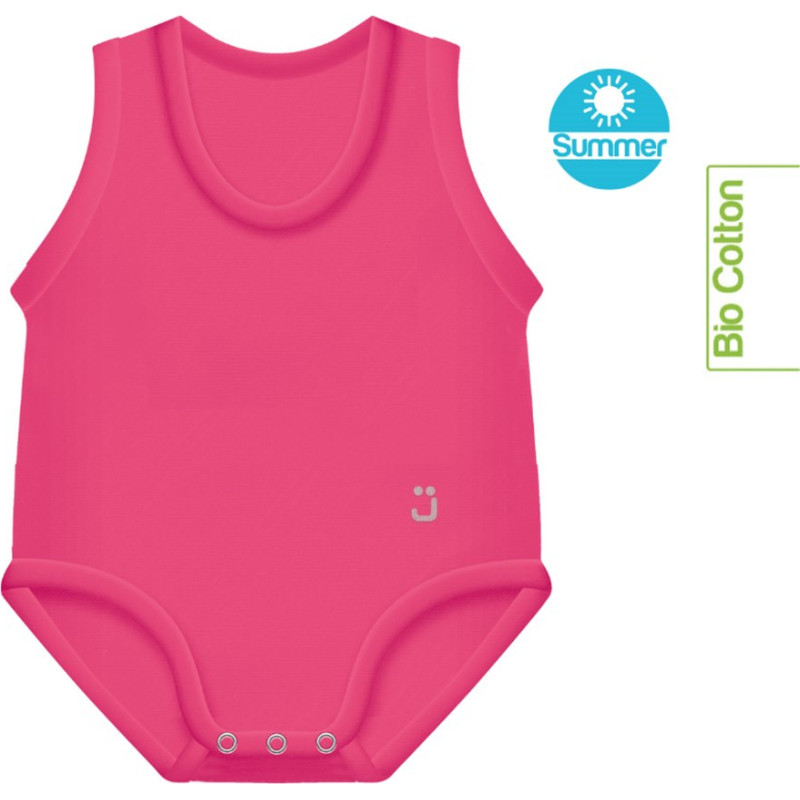 Growing body Bio Cotton Summer 0-36m pink