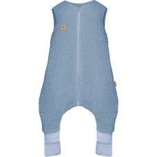 Sleeping bag with legs muslin 0,5 TOG Malaga 1-2y baby blue