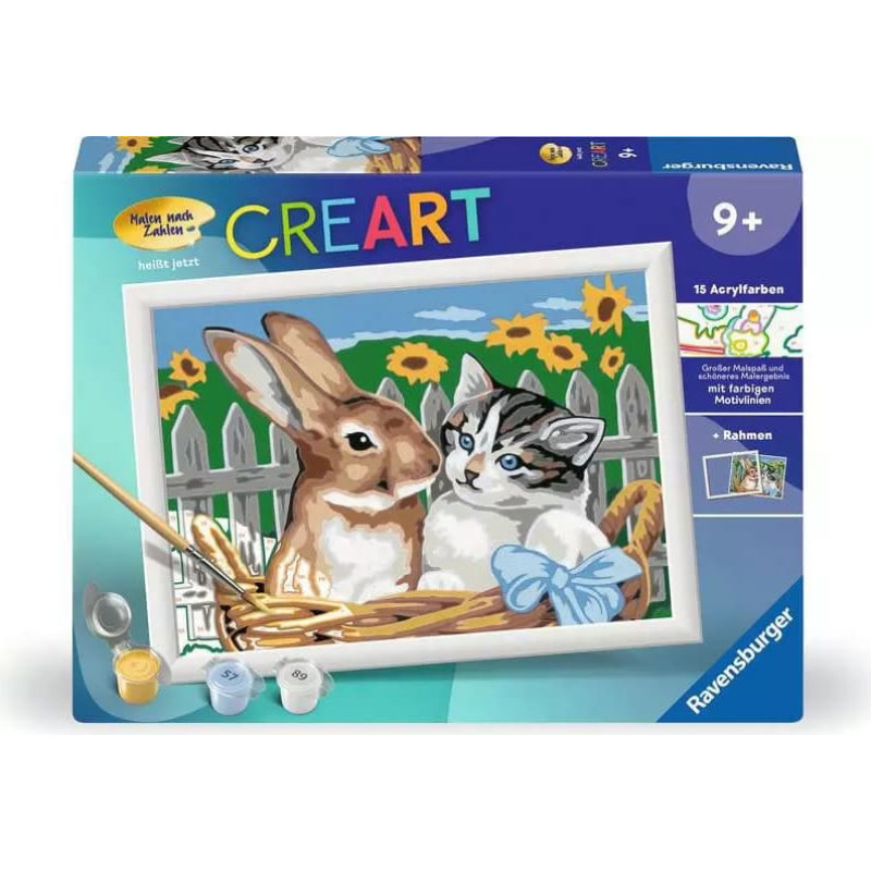 Ravensburger Paint by numbers 18x24 cm Lovely Friends