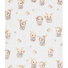 Minikid Autiņ&scaron; marles BUNNIES&BIRDS 70x80 cm