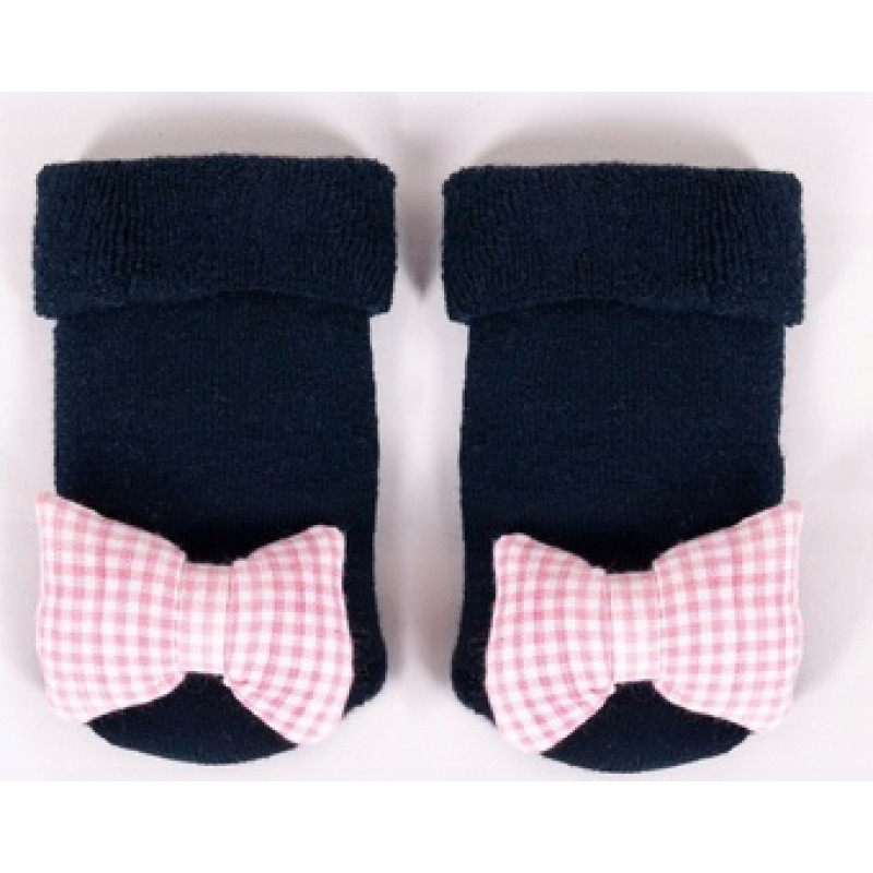 Yo Baby Zeķes frotē 3D SKA-0049 GIRL dark blue