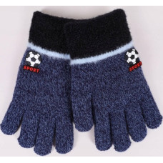 Yo Baby Cimdiņi 5P ar aplikāciju 3D 12 cm RED-0246 boy