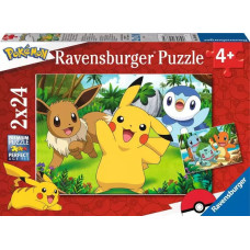 Ravensburger Puzzle 2x24 pcs Pok&eacute;mon