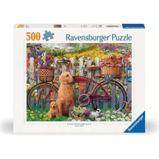 Ravensburger Puzzle 500 Cute Dogs in the Garden