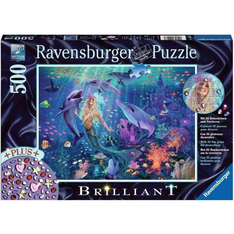 Ravensburger Puzzle R 500 Br Charming Mermaids