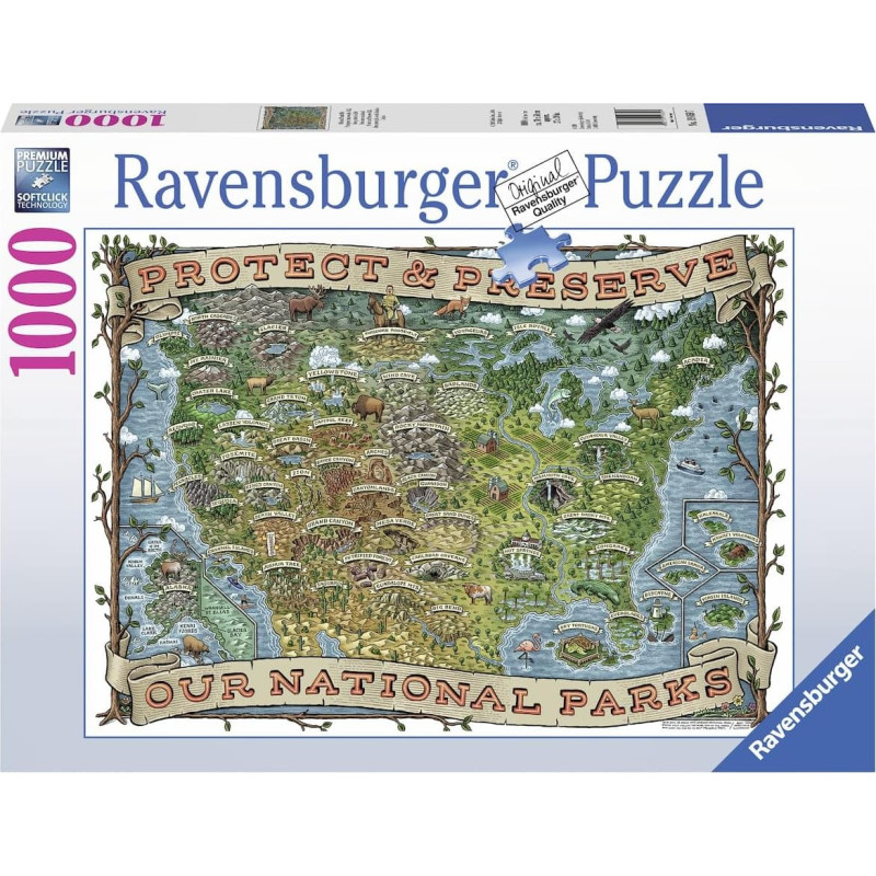 Ravensburger Puzzle 1000 Protect & Preserve USA