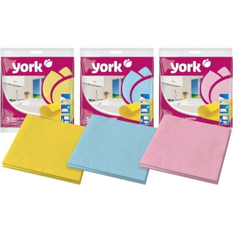 York Saimniecības lupatiņas 3 pcs