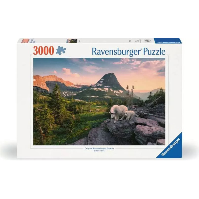 Ravensburger Puzzle 3000 Alpine Goat with Baby