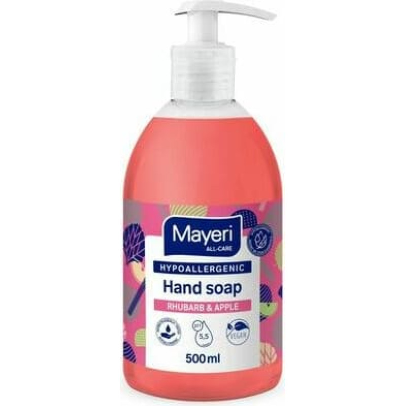 Mayeri Hypoallergenic liquid soap Rhubarb & Apple 500ml