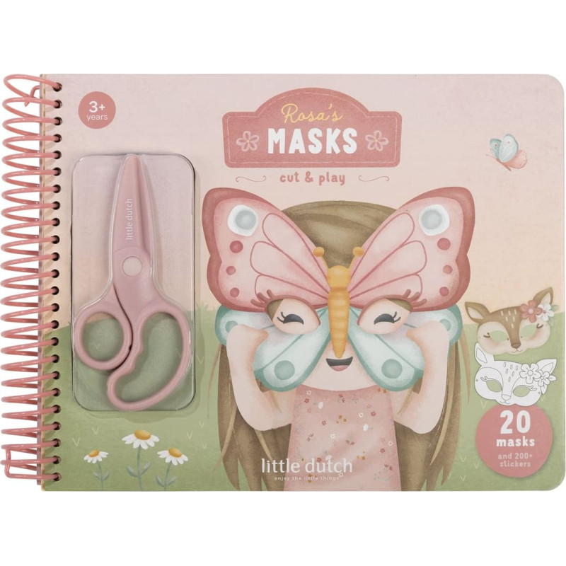 Little Dutch Book with Scissor Rosa & Friends masks