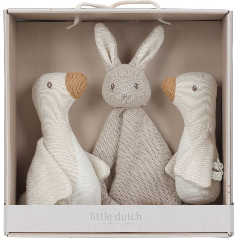 Little Dutch Gift Set knitted &acute;Newborn Naturals&acute; GRS