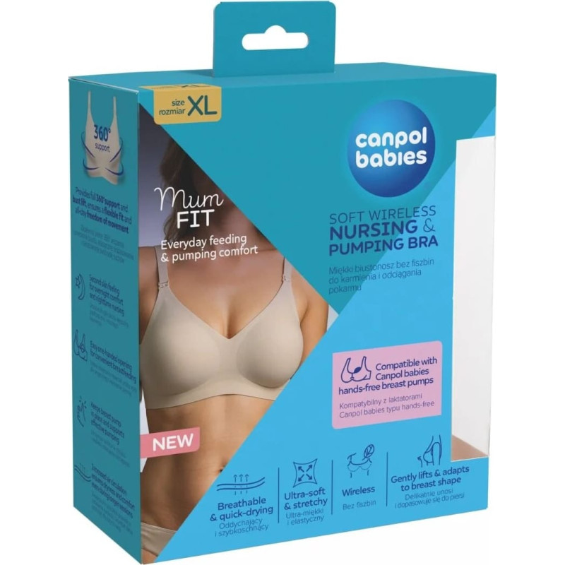 Canpol 78/016 Mum fit biustonosz do karmienia i odciągania XL