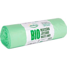 Biobag Atkritumu maisi kompostējami BioBag 140L (3 gab. rullī) 17mkr. 87x130cm zaļi