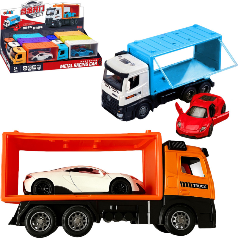 AUTO CIĘŻAROWE Z AUTEM METALOWYM