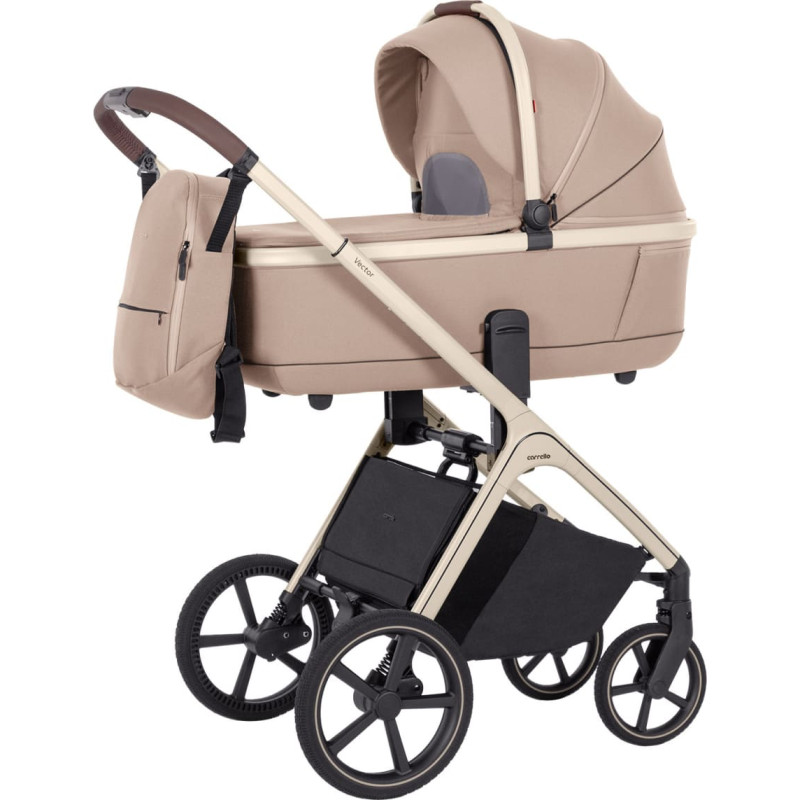 Carrello Baby Vaikiškas vežimėlis 2 viename Vector CRL-6550 Walnut Beige