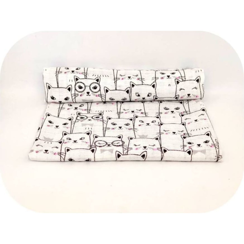 Ega Kids Diaper - 22966- TETRA PRINT - EGA - KOTY - size 70x80 cm