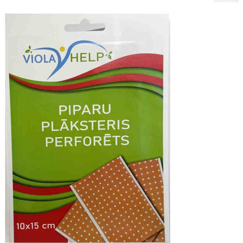 Kalina Medicīnas Ražo&scaron;anas Uzņēmums Capsicum perforated plaster 10&times;15 cm VIOLA Help