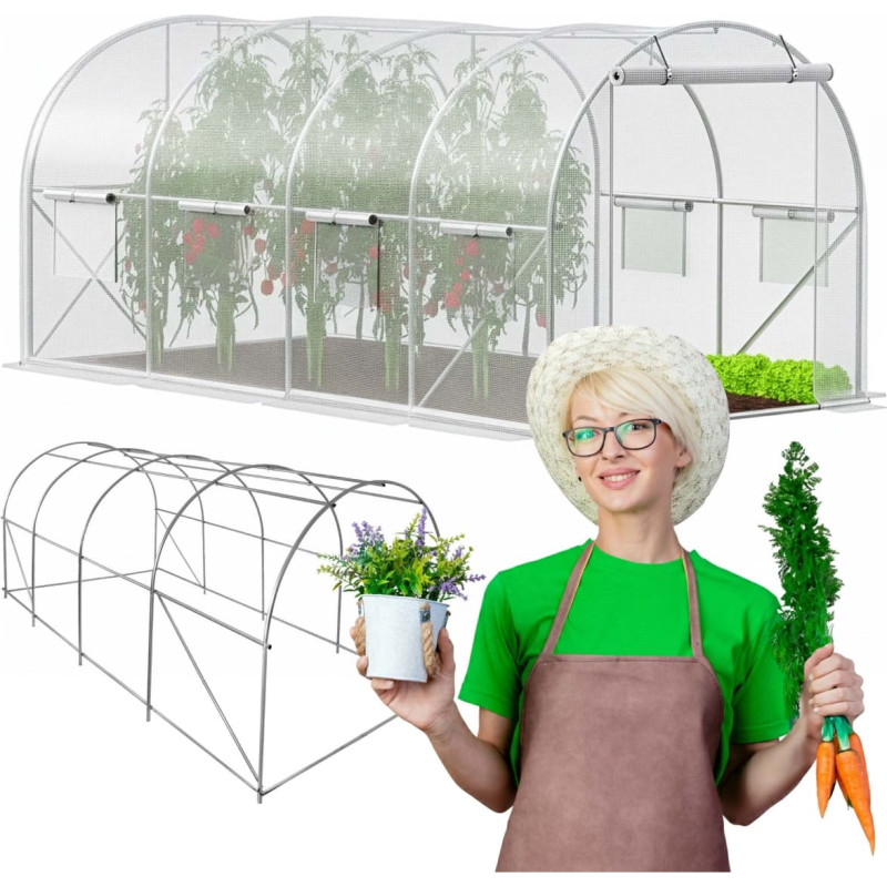 Springos Sodo šiltnamio tunelis 4,5 x 2,5 x 2 m