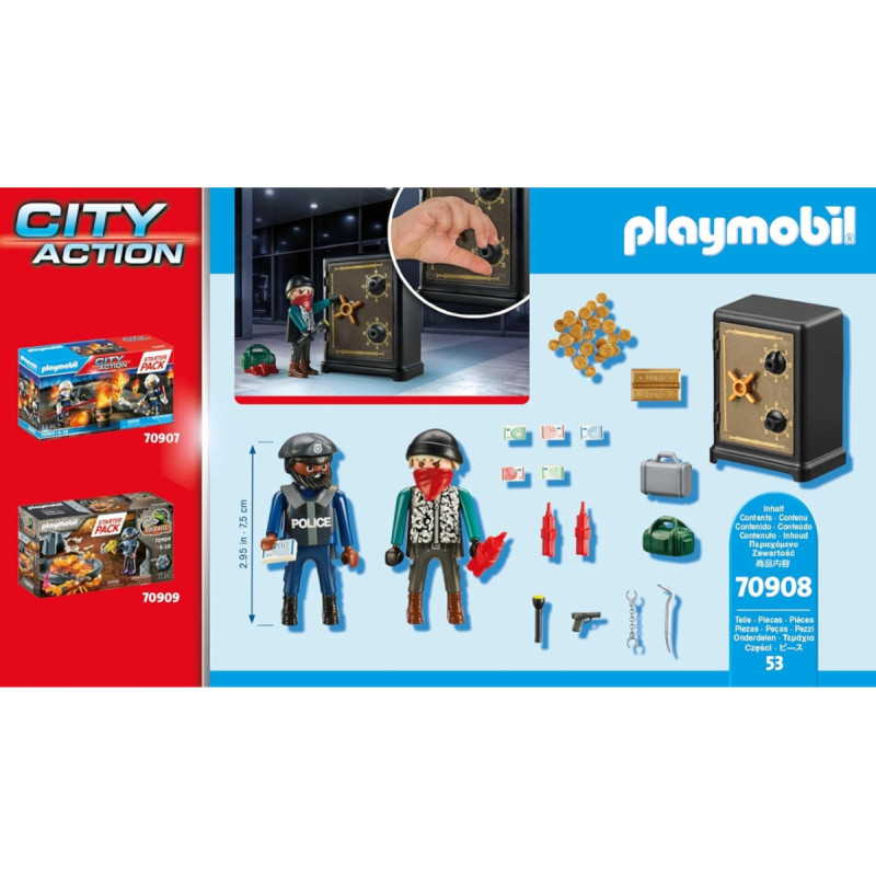 MIX Playmobil 70908 Įsilaužimas į seifą