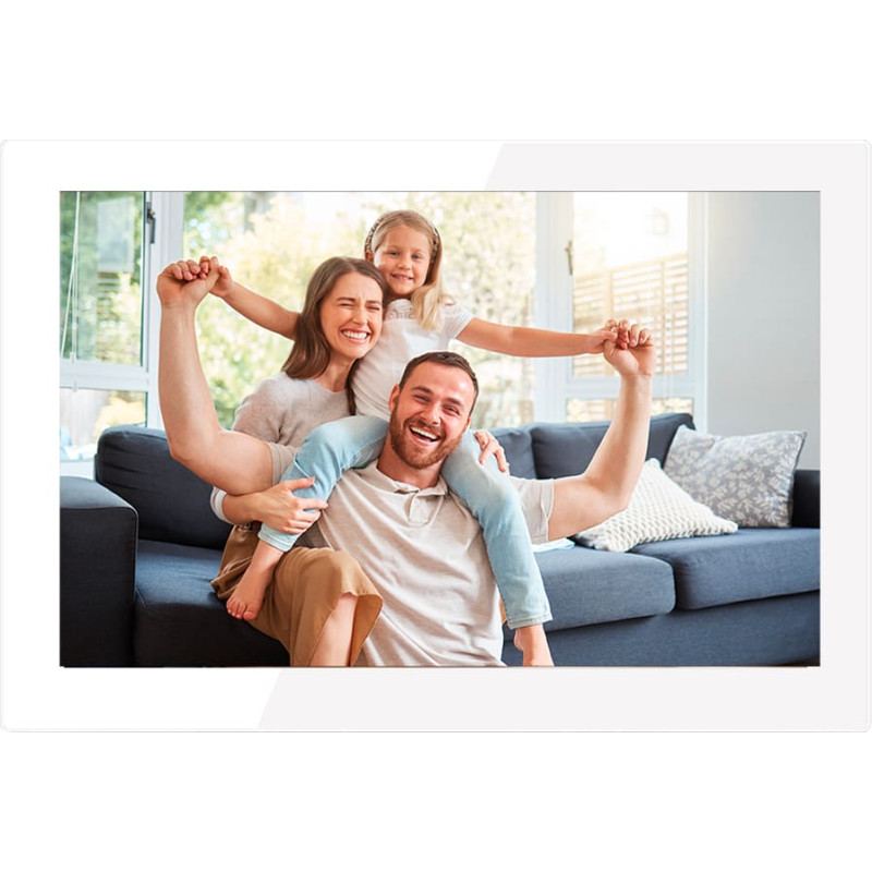 Agfa Photo APF1000 Wi-Fi Glass Digital Photo Frame 10 white