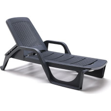 Bica Sauļo&scaron;anās krēsls Nilo pelēks