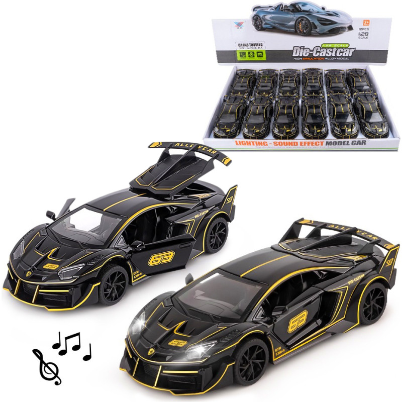 AUTO METALOWE ŚWIATŁO I DŹWIĘK