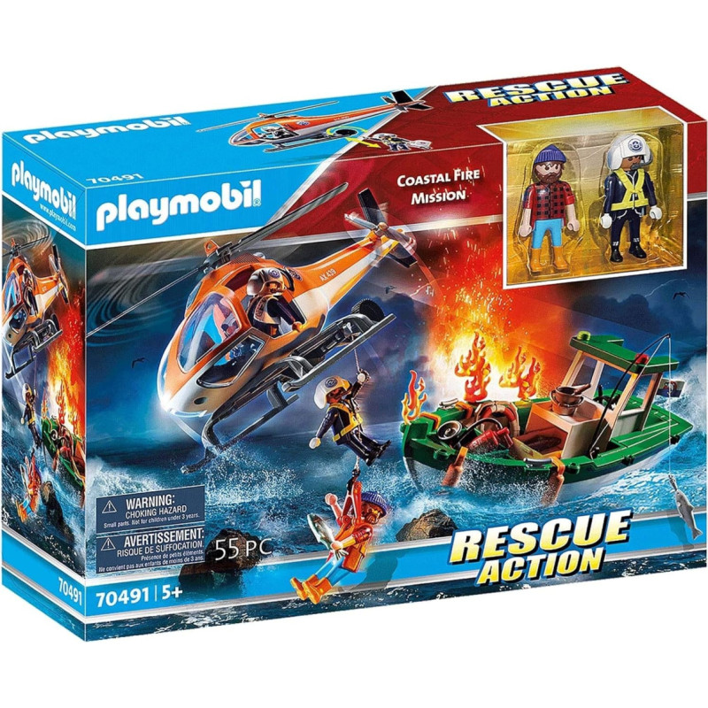 Playmobil Coastal Fire Mission 70491