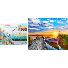 Other Painting by the numbers - 07329 - EVENING by the LAKE