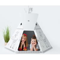 Annahouse Foldable Cardboard Playhouse “Tipi” 126 × 122 × 141 cm