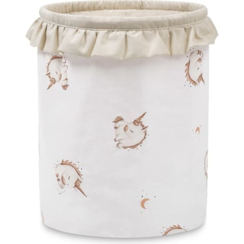 Sensillo BASKET FOR TOYS UNICORN BEIGE M