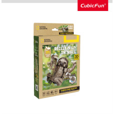 Cubic Fun CUBICFUN NG 3D dėlionė &bdquo;Tripir&scaron;tis tinginys&ldquo;