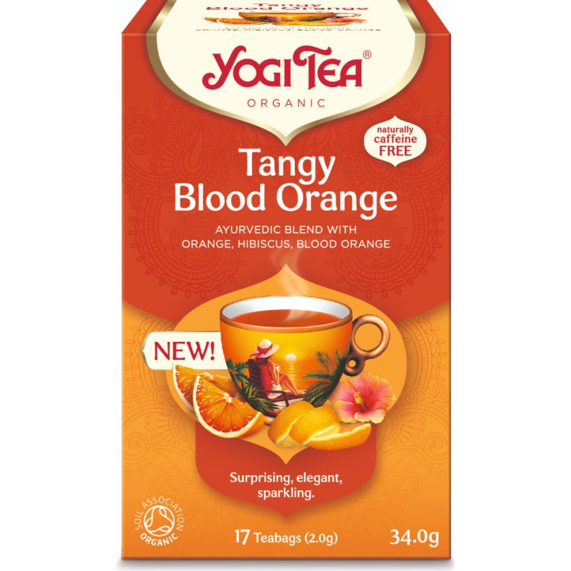 Yogitea Tea Tangy Blood Orange Organic