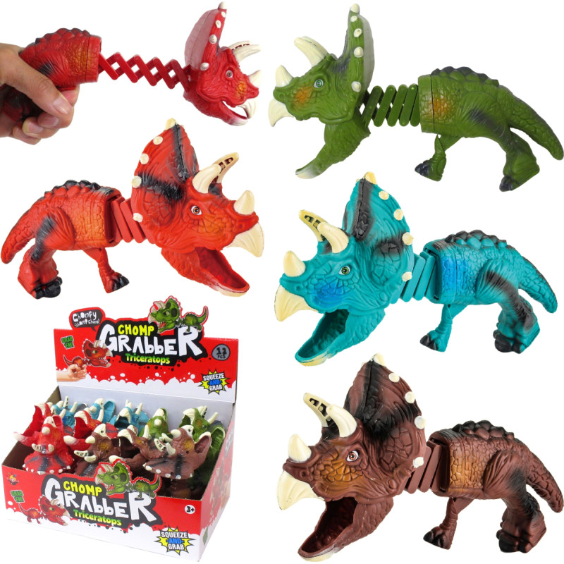 DINOZAUR TRICERATOPS CHWYTAK