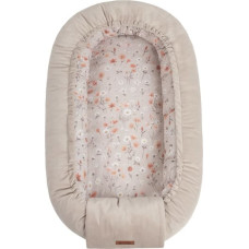 Sensillo BABY NEST VELVET BLOOM BEIGE 80X45