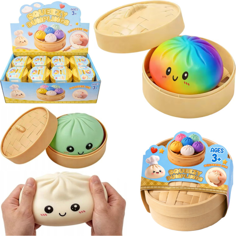 Squishy antistresinis žaislas „Dumpling“ — koldūnas