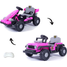 Milly Mally akumuliatorinė transporto priemonė Prime 2-in-1, rožinė
