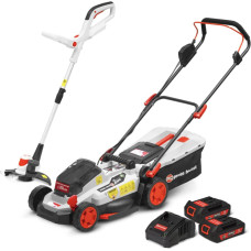 Zāles pļāvējs ar akumulatoru un trimmeris 20 ELEM GARDEN TECHNIC VTC20V-2B2C1
