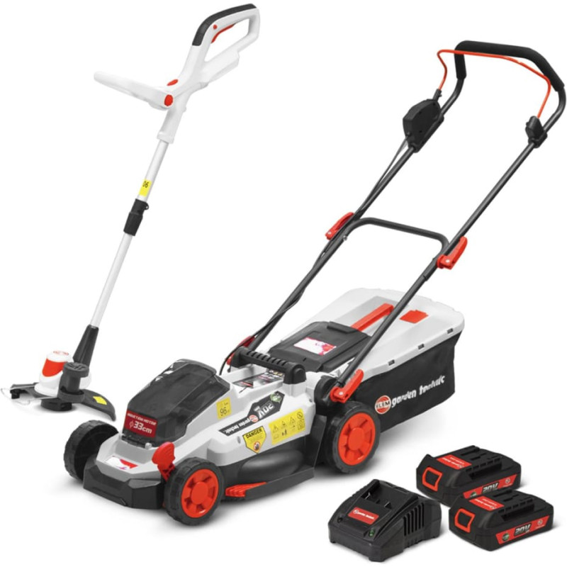 Zāles pļāvējs ar akumulatoru un trimmeris 20 ELEM GARDEN TECHNIC VTC20V-2B2C1